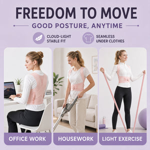 UOUBEO S1 Posture Corrector Shirt – Breathable Back Support for Better Posture