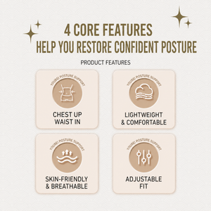 UOUBEO BQ Posture Corrector | Double Y Support for Better Posture