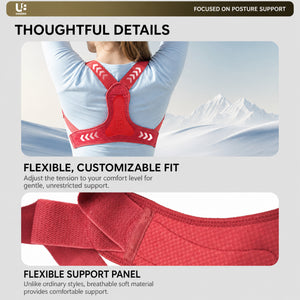UOUBEO BQ Posture Corrector | Double Y Support for Better Posture
