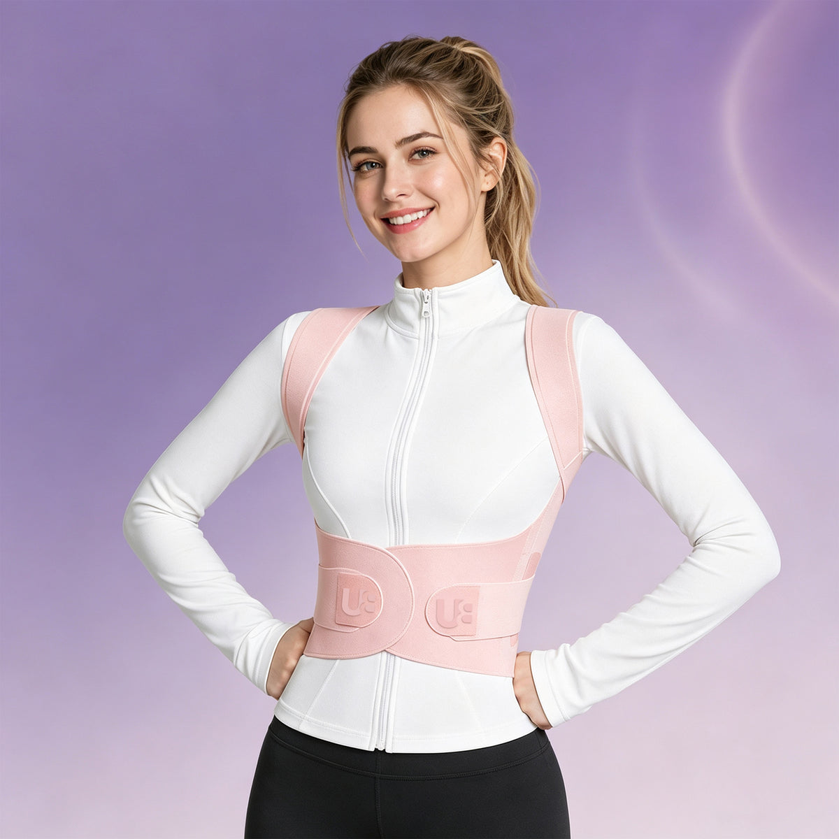 UOUBEO S1 Posture Corrector Shirt – Breathable Back Support for Better Posture