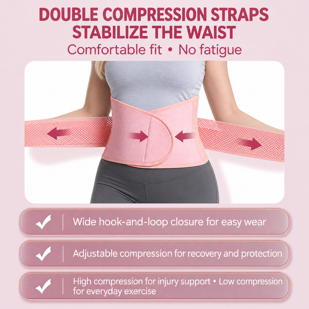 UOUBEO Y7 – Women’s Breathable Waist Support & Shaping Belt