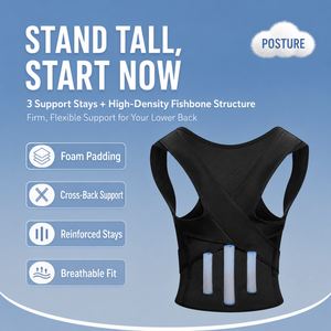 UOUBEO E9 Enhanced Comfort Back Support Belt – Reinforced Lumbar Brace for Men & Women