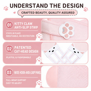 UOUBEO Kitty Women’s Open-Shoulder Posture Corrector – Breathable Comfort with Cute Cat Paw Design