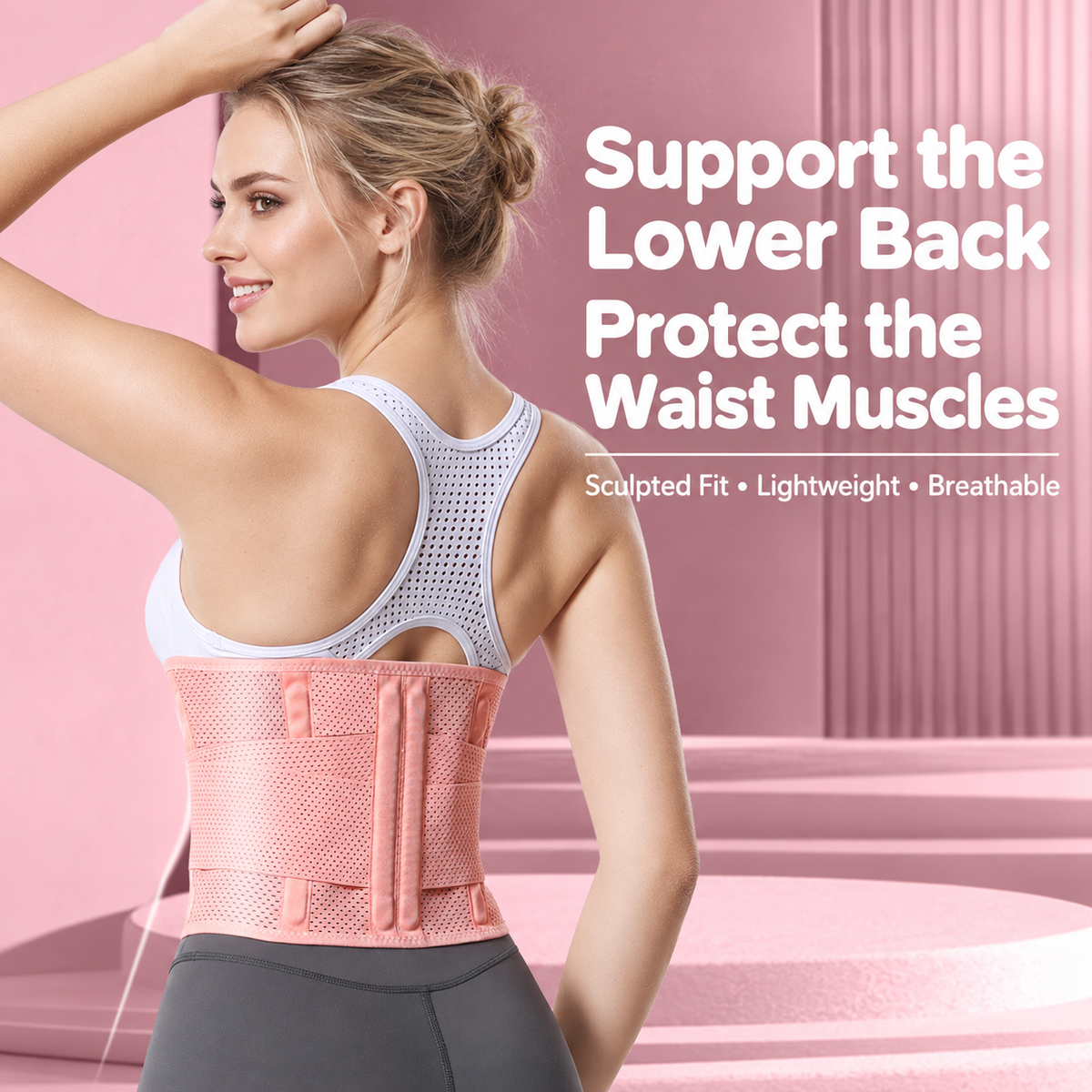 UOUBEO Y7 – Women’s Breathable Waist Support & Shaping Belt
