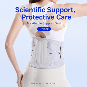 UOUBEO H6 Lumbar Support Belt – 4 Steel Stays & 360° Support