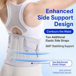 UOUBEO H6 Lumbar Support Belt – 4 Steel Stays & 360° Support