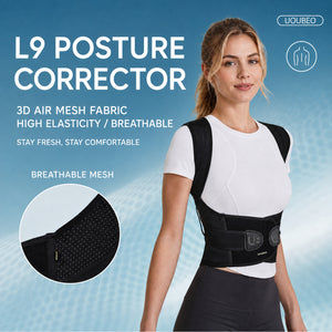 UOUBEO L9 Posture Corrector – Breathable 3-Spine Support Back Brace