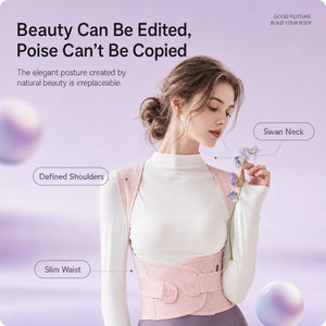 UOUBEO XZ Posture Shaping Back Support Belt – Elegant Body Sculpting Brace for Women