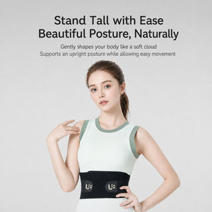 UOUBEO Q9 Invisible Back Support Belt – Lightweight Breathable Lumbar Support for Men & Women