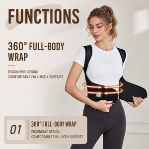 UOUBEO UK Posture Corrector – Upgraded Breathable Back Support for Daily Posture Support