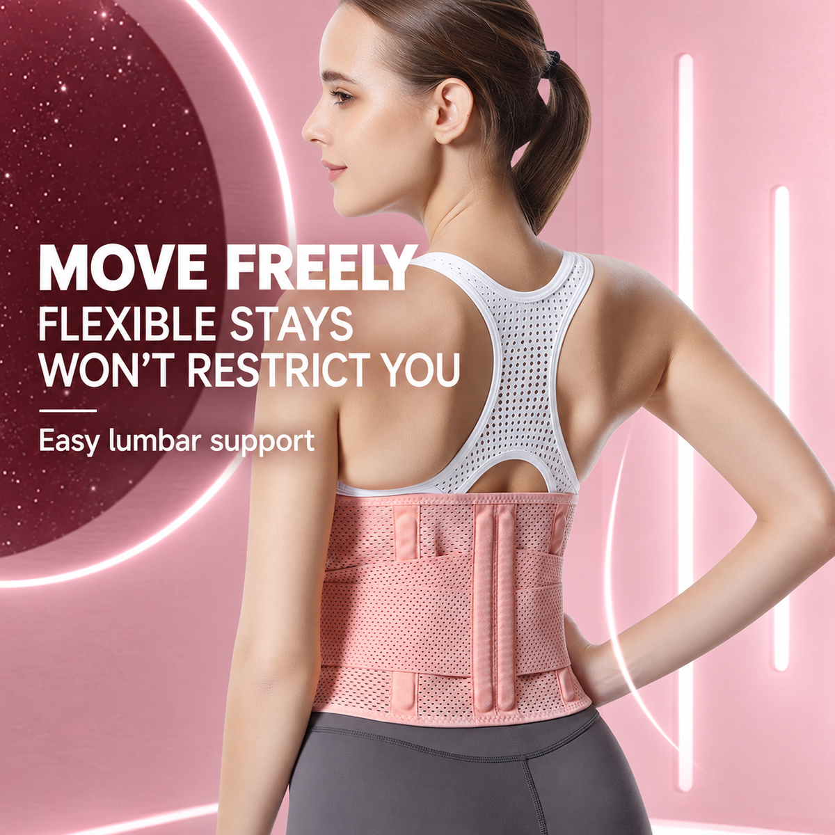 UOUBEO Y7 – Women’s Breathable Waist Support & Shaping Belt