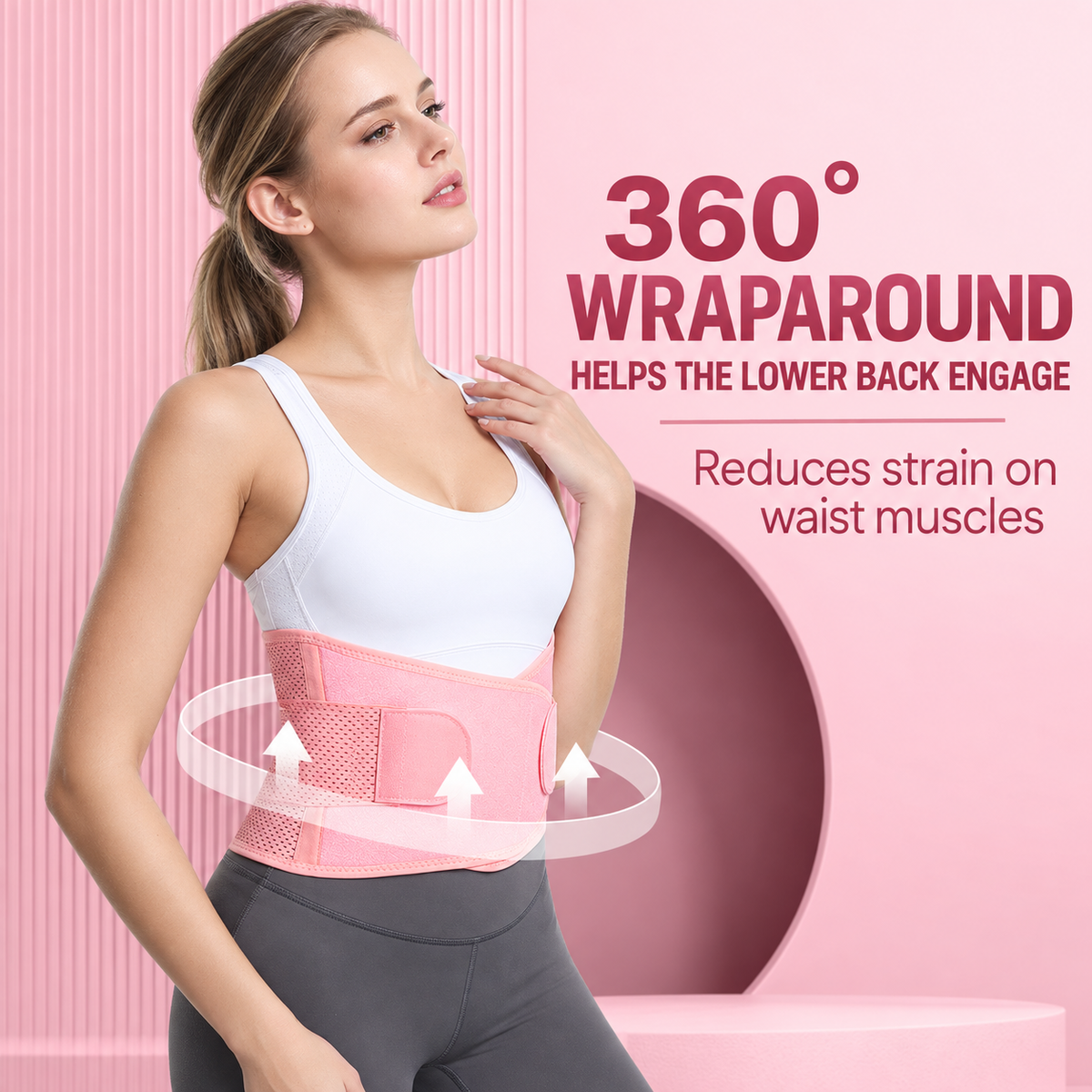 UOUBEO Y7 – Women’s Breathable Waist Support & Shaping Belt