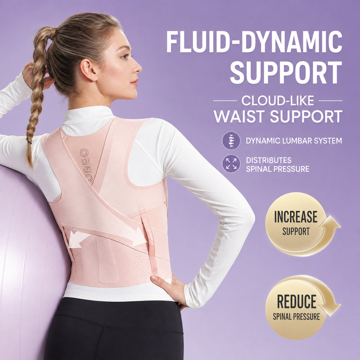 UOUBEO S1 Posture Corrector Shirt – Breathable Back Support for Better Posture